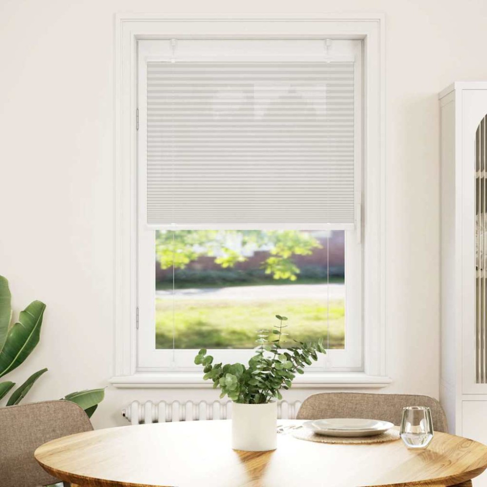 vidaXL Jaluză plisată gri deschis 70x150 cm Lățime țesătură 69,4 cm
