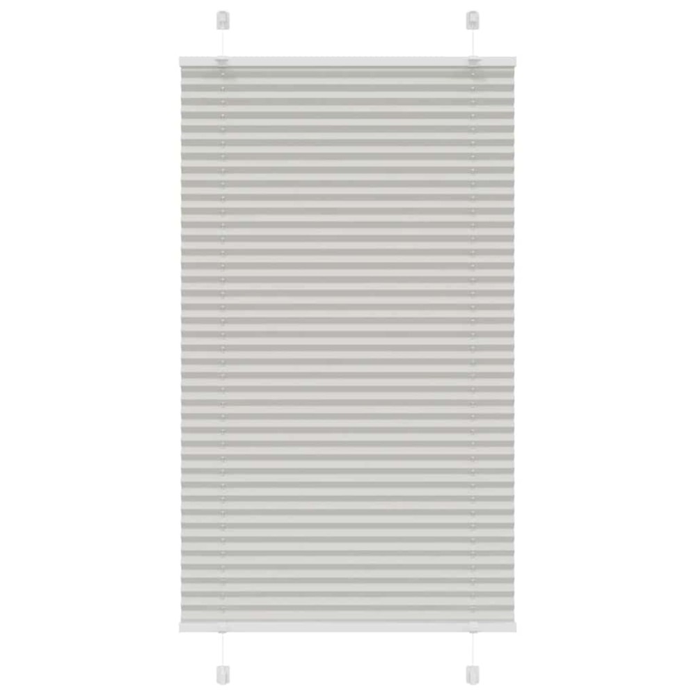 vidaXL Jaluză plisată gri deschis 70x150 cm Lățime țesătură 69,4 cm