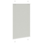 vidaXL Jaluză plisată gri deschis 70x150 cm Lățime țesătură 69,4 cm vidaXL Jaluză plisată gri deschis 70x150 cm Lățime țesătură 69,4 cm