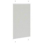 vidaXL Jaluză plisată gri deschis 70x150 cm Lățime țesătură 69,4 cm vidaXL Jaluză plisată gri deschis 70x150 cm Lățime țesătură 69,4 cm