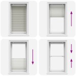 vidaXL Jaluză plisată gri deschis 70x150 cm Lățime țesătură 69,4 cm vidaXL Jaluză plisată gri deschis 70x150 cm Lățime țesătură 69,4 cm