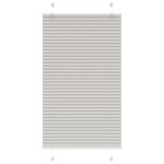 vidaXL Jaluzea plisată gri deschis 75x150cm Lățime țesătură 74,4 cm