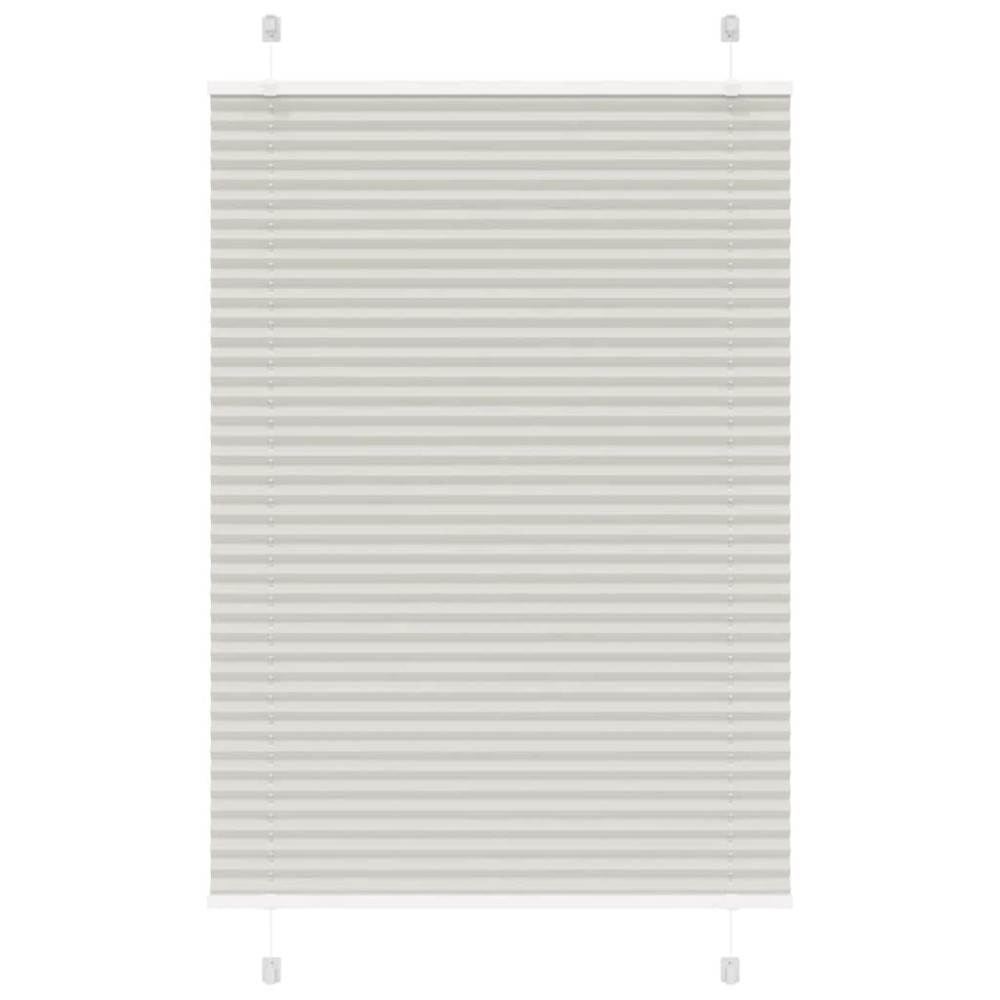 vidaXL Jaluzea plisată gri deschis 85x150cm Lățime țesătură 84,4 cm