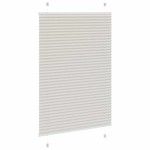 vidaXL Jaluzea plisată gri deschis 90x150cm Lățime țesătură 89,4 cm