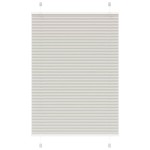 vidaXL Jaluzea plisată gri deschis 95x150 cm Lățime țesătură 94,4cm