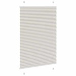 vidaXL Jaluzea plisată gri deschis 100x150cm Lățime țesătură 99,4cm
