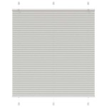 vidaXL Jaluzea plisată gri deschis 115x150 cm Lățime țesătură 114,4 cm