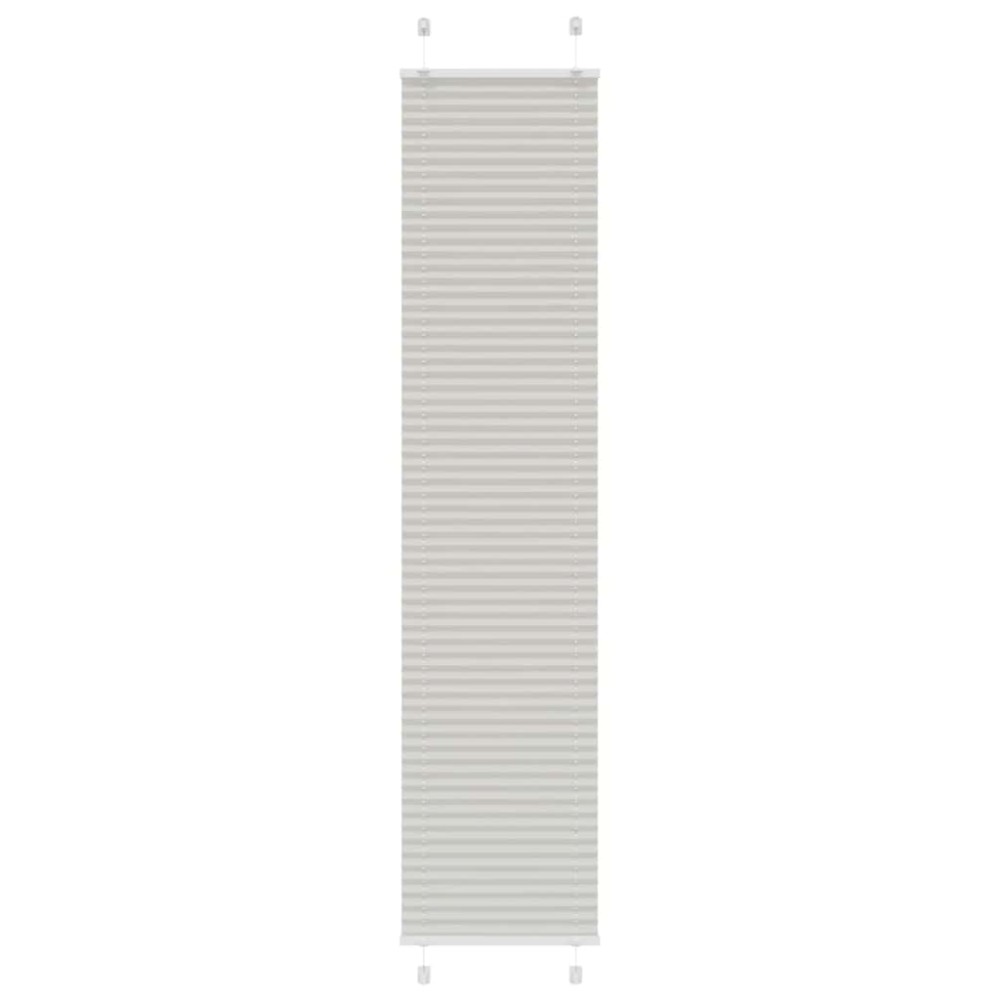 vidaXL Jaluzea plisată gri deschis 40x200 cm Lățime țesătură 39,4 cm