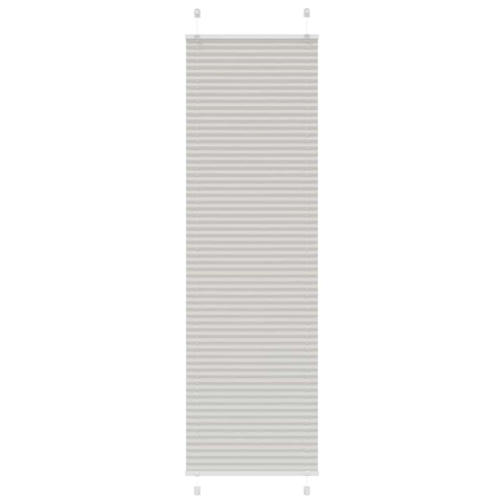 vidaXL Jaluzea plisată gri deschis 60x200 cm Lățime țesătură 59,4 cm