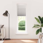 vidaXL Jaluzea plisată gri deschis 65x200 cm Lățime țesătură 64,4 cm