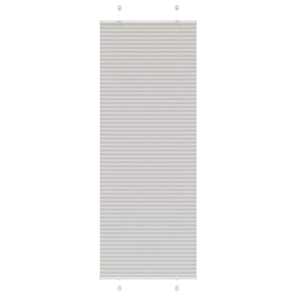 vidaXL Jaluză plisată gri deschis 70x200 cm Lățime țesătură 69,4 cm