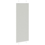 vidaXL Jaluzea plisată gri deschis 80x200cm Lățime țesătură 79,4 cm