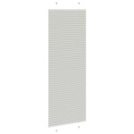 vidaXL Jaluzea plisată gri deschis 80x200cm Lățime țesătură 79,4 cm