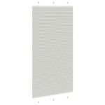 vidaXL Jaluzea plisată gri deschis 105x200 cm Lățime țesătură 104,4 cm