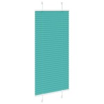 vidaXL Jaluzea plisată verde petrol 55x100 cm Lățime țesătură 54,4 cm vidaXL Jaluzea plisată verde petrol 55x100 cm Lățime țesătură 54,4 cm
