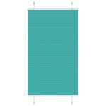 vidaXL Jaluzea plisată verde petrol 75x100cm Lățime țesătură 74,4 cm vidaXL Jaluzea plisată verde petrol 75x100cm Lățime țesătură 74,4 cm