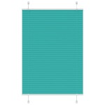 vidaXL Jaluzea plisată verde petrol 100x100cm Lățime țesătură 99,4cm vidaXL Jaluzea plisată verde petrol 100x100cm Lățime țesătură 99,4cm