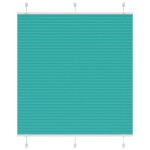 vidaXL Jaluzea plisată verde petrol 115x100 cm Lățime țesătură 114,4 cm vidaXL Jaluzea plisată verde petrol 115x100 cm Lățime țesătură 114,4 cm