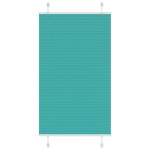vidaXL Jaluzea plisată verde petrol 80x150cm Lățime țesătură 79,4 cm vidaXL Jaluzea plisată verde petrol 80x150cm Lățime țesătură 79,4 cm