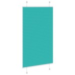 vidaXL Jaluzea plisată verde petrol 80x150cm Lățime țesătură 79,4 cm vidaXL Jaluzea plisată verde petrol 80x150cm Lățime țesătură 79,4 cm