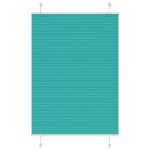 vidaXL Jaluzea plisată verde petrol 95x150 cm Lățime țesătură 94,4 cm vidaXL Jaluzea plisată verde petrol 95x150 cm Lățime țesătură 94,4 cm