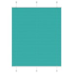 vidaXL Jaluzea plisată verde petrol 105x150 cm Lățime țesătură 104,4 cm vidaXL Jaluzea plisată verde petrol 105x150 cm Lățime țesătură 104,4 cm