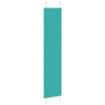 vidaXL Jaluzea plisată verde petrol 45x200 cm Lățime țesătură 44,4 cm vidaXL Jaluzea plisată verde petrol 45x200 cm Lățime țesătură 44,4 cm