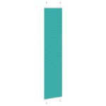 vidaXL Jaluzea plisată verde petrol 50x200 cm Lățime țesătură 49,4 cm vidaXL Jaluzea plisată verde petrol 50x200 cm Lățime țesătură 49,4 cm