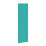 vidaXL Jaluzea plisată verde petrol 65x200 cm Lățime țesătură 64,4 cm vidaXL Jaluzea plisată verde petrol 65x200 cm Lățime țesătură 64,4 cm