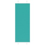vidaXL Jaluză plisată verde petrol 70x200 cm Lățime țesătură 69,4 cm