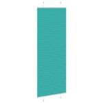 vidaXL Jaluzea plisată verde petrol 75x200 cm Lățime țesătură 74,4 cm vidaXL Jaluzea plisată verde petrol 75x200 cm Lățime țesătură 74,4 cm