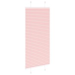 vidaXL Jaluză plisată roz 55x100 cm Lățime țesătură 54,4cm poliester vidaXL Jaluză plisată roz 55x100 cm Lățime țesătură 54,4cm poliester