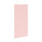 vidaXL Jaluzea plisată roz 60x100 cm Lățime țesătură 59,4cm poliester vidaXL Jaluzea plisată roz 60x100 cm Lățime țesătură 59,4cm poliester
