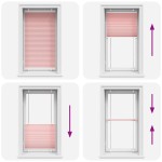 vidaXL Jaluzea plisată roz 75x100cm Lățime țesătură 74,4 cm poliester vidaXL Jaluzea plisată roz 75x100cm Lățime țesătură 74,4 cm poliester