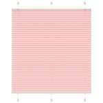 vidaXL Jaluzea plisată roz 120x100 cm Lățime țesătură 119,4 cm vidaXL Jaluzea plisată roz 120x100 cm Lățime țesătură 119,4 cm