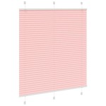 vidaXL Jaluzea plisată roz 120x100 cm Lățime țesătură 119,4 cm vidaXL Jaluzea plisată roz 120x100 cm Lățime țesătură 119,4 cm
