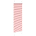 vidaXL Jaluză plisată roz 40x150 cm Lățime țesătură 39,4cm poliester vidaXL Jaluză plisată roz 40x150 cm Lățime țesătură 39,4cm poliester