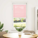 vidaXL Jaluzea plisată roz 60x150 cm Lățime țesătură 59,4cm poliester vidaXL Jaluzea plisată roz 60x150 cm Lățime țesătură 59,4cm poliester