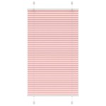 vidaXL Jaluzea plisată roz 70x150 cm Lățime țesătură 69,4cm poliester vidaXL Jaluzea plisată roz 70x150 cm Lățime țesătură 69,4cm poliester