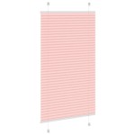 vidaXL Jaluzea plisată roz 70x150 cm Lățime țesătură 69,4cm poliester vidaXL Jaluzea plisată roz 70x150 cm Lățime țesătură 69,4cm poliester
