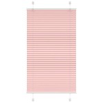 vidaXL Jaluză plisată roz 80x150 cm Lățime țesătură 79,4cm poliester vidaXL Jaluză plisată roz 80x150 cm Lățime țesătură 79,4cm poliester