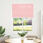 vidaXL Jaluzea plisată roz 95x150 cm Lățime țesătură 94,4cm poliester vidaXL Jaluzea plisată roz 95x150 cm Lățime țesătură 94,4cm poliester