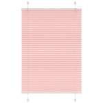 vidaXL Jaluzea plisată roz 95x150 cm Lățime țesătură 94,4cm poliester vidaXL Jaluzea plisată roz 95x150 cm Lățime țesătură 94,4cm poliester