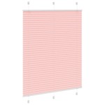 vidaXL Jaluzea plisată roz 105x150 cm Lățime țesătură 104,4 cm