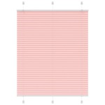 vidaXL Jaluză plisată roz 110x150 cm Lățime țesătură 109,4 cm vidaXL Jaluză plisată roz 110x150 cm Lățime țesătură 109,4 cm