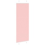 vidaXL Jaluzea plisată roz 75x200 cm Lățime țesătură 74,4cm poliester vidaXL Jaluzea plisată roz 75x200 cm Lățime țesătură 74,4cm poliester