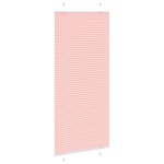 vidaXL Jaluzea plisată roz 100x200cm Lățime țesătură 99,4cm poliester