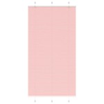 vidaXL Jaluzea plisată roz 110x200 cm Lățime țesătură 109,4 cm