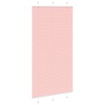 vidaXL Jaluzea plisată roz 110x200 cm Lățime țesătură 109,4 cm