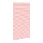 vidaXL Jaluzea plisată roz 110x200 cm Lățime țesătură 109,4 cm